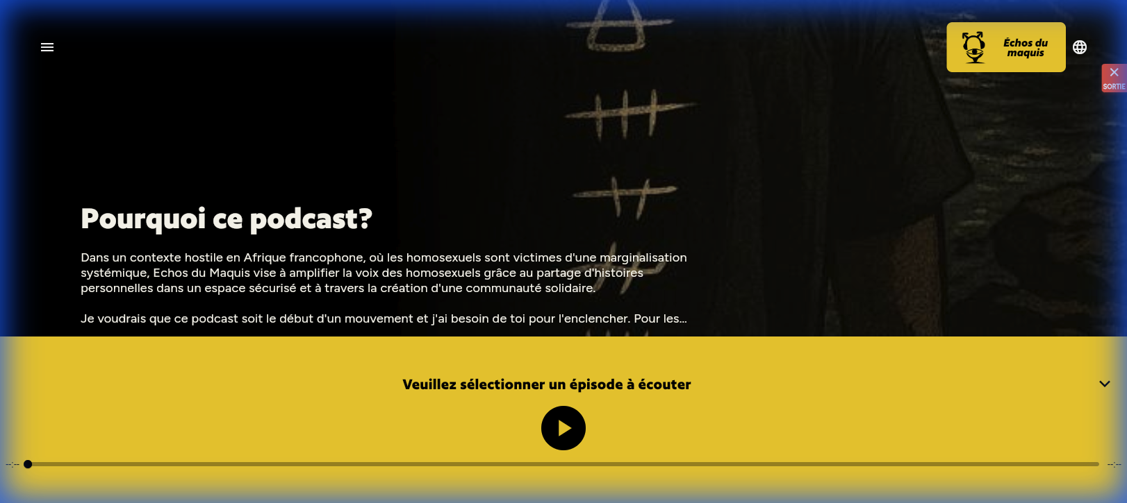 Échos du Maquis Interface